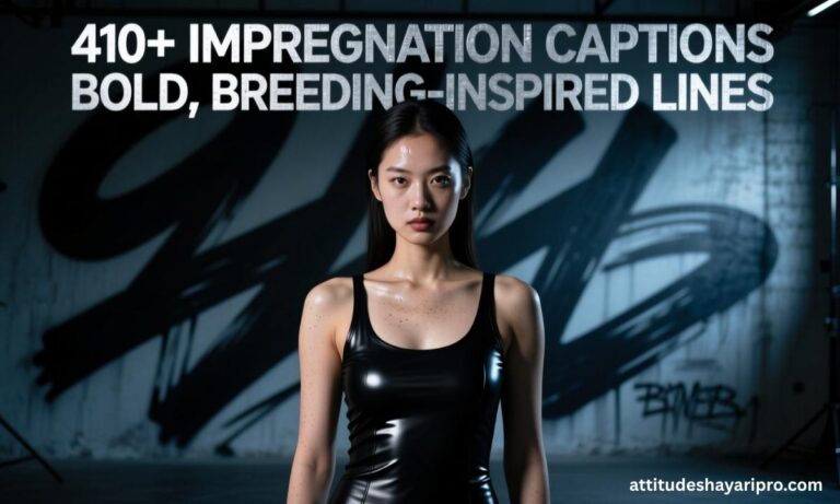 410+ Impregnation Captions Bold, Breeding-Inspired Lines