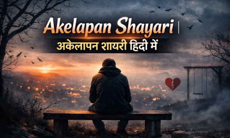 akelapan-shayari-अकेलापन-शायरी-हिंदी-में