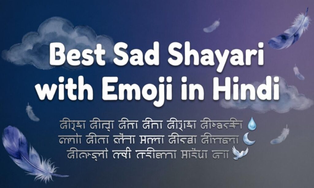 best-sad-shayari-with-emoji-in-hindi