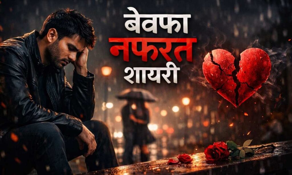 बेवफा-नफरत-शायरी