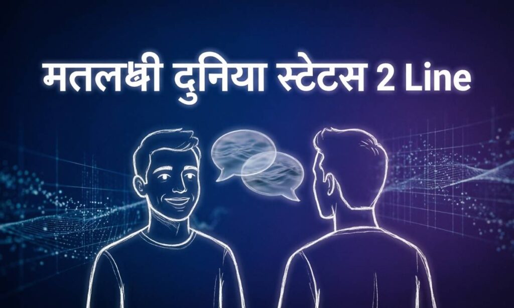 मतलबी-दुनिया-स्टेटस-2-line