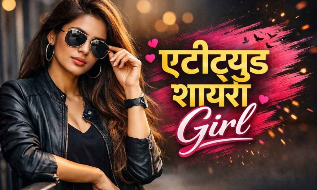 एटीट्यूड-शायरी-girl