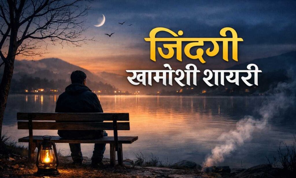 जिंदगी-खामोशी-शायरी